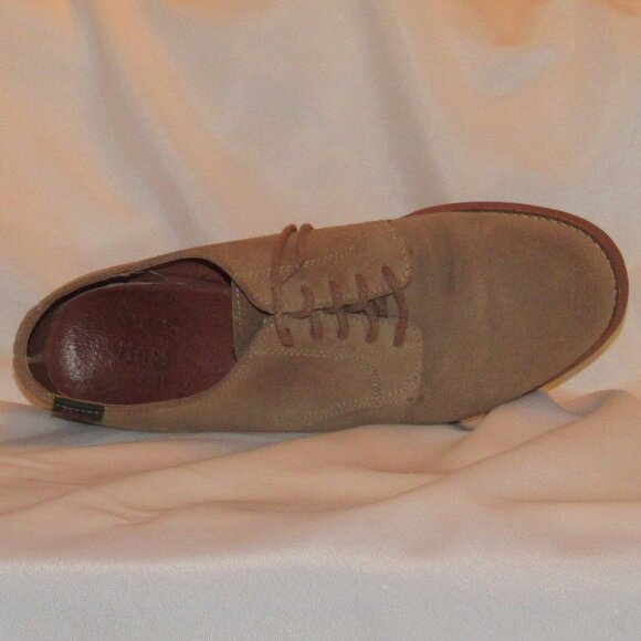 G.H. Bass & Co Exeter Tan Suede Leather (5723) Shoes Men's Size 11 Made in USA - Picture 7 of 12